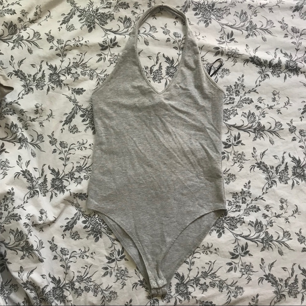 F21 Grey Bodysuit